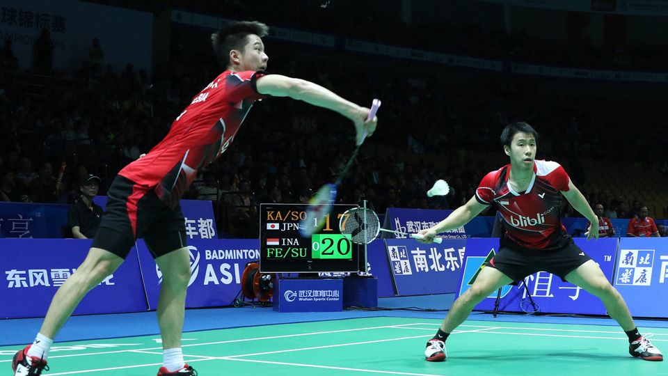 BWF Rindukan Tangan Petir Kevin Sanjaya. Copyright: © PBSI